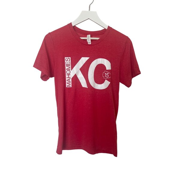 Kansas City Chiefs Patrick Mahomes Red Graphic Tee Shirt S - Picture 1 of 4